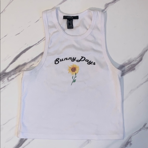 Forever 21 ribbed tank top